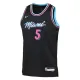 Nike Miami Heat Nikola Jovic Trikot City Edition 25/26 Swingman Schwarz Für Herren