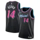 Nike Miami Heat Tyler Herro Trikot City Edition 25/26 Swingman Schwarz Für Herren