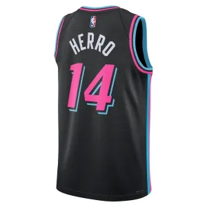 Nike Miami Heat Tyler Herro Trikot City Edition 25/26 Swingman Schwarz Für Herren