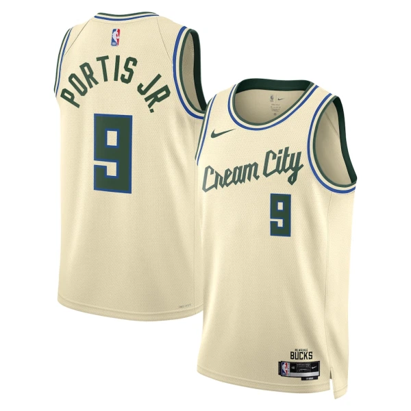Nike Milwaukee Bucks Bobby Portis JR Trikot City Edition 25/26 Swingman Weiß Für Herren Nike Milwaukee Bucks Bobby Portis JR Trikot City Edition 25/26 Swingman Weiß Für Herren