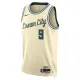 Nike Milwaukee Bucks Bobby Portis JR Trikot City Edition 25/26 Swingman Weiß Für Herren