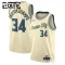 Nike Milwaukee Bucks Giannis Antetokounmpo Trikot City Edition 25/26 Swingman Weiß Für Kinder