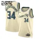 Nike Milwaukee Bucks Giannis Antetokounmpo Trikot City Edition 25/26 Swingman Weiß Für Kinder