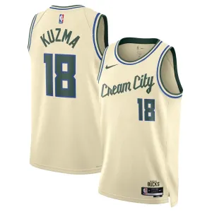 Nike Milwaukee Bucks Kyle Kuzma Trikot City Edition 25/26 Swingman Weiß Für Herren