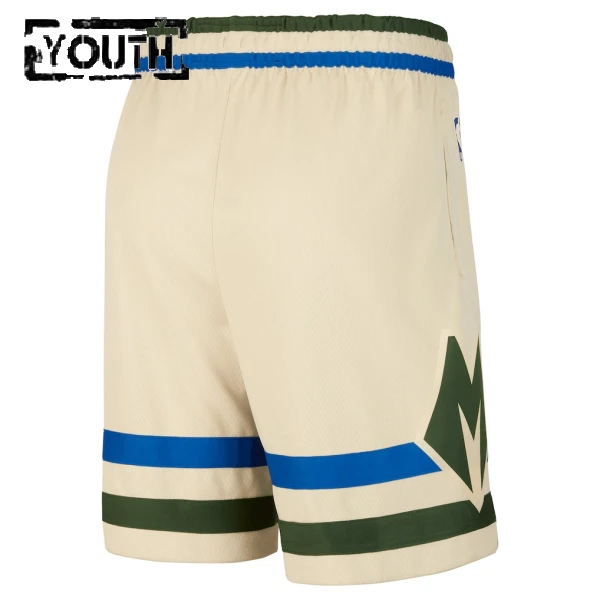 Nike Milwaukee Bucks Shorts City Edition 25/26 Swingman Für Kinder