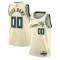 Nike Milwaukee Bucks Trikot Personalisiert City Edition 25/26 Swingman Weiß Für Herren