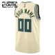 Nike Milwaukee Bucks Trikot Personalisiert City Edition 25/26 Swingman Weiß Für Kinder