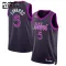 Nike Minnesota Timberwolves Anthony Edwards Trikot City Edition 25/26 Swingman Schwarz Für Kinder