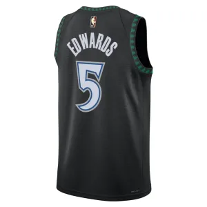 Nike Minnesota Timberwolves Anthony Edwards Trikot Classic Edition 25/26 Swingman Schwarz Für Herren