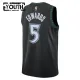 Nike Minnesota Timberwolves Anthony Edwards Trikot Classic Edition 25/26 Swingman Schwarz Für Kinder