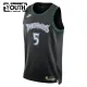 Nike Minnesota Timberwolves Anthony Edwards Trikot Classic Edition 25/26 Swingman Schwarz Für Kinder