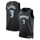 Nike Minnesota Timberwolves Jaden Mcdaniels Trikot Classic Edition 25/26 Swingman Schwarz Für Herren