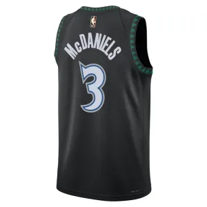Nike Minnesota Timberwolves Jaden Mcdaniels Trikot Classic Edition 25/26 Swingman Schwarz Für Herren