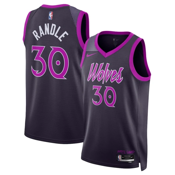 Nike Minnesota Timberwolves Julius Randle Trikot City Edition 25/26 Swingman Schwarz Für Herren Nike Minnesota Timberwolves Julius Randle Trikot City Edition 25/26 Swingman Schwarz Für Herren