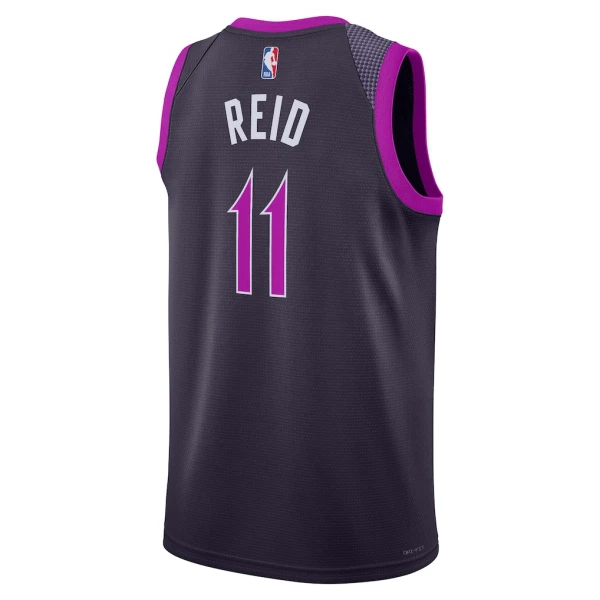 Nike Minnesota Timberwolves Naz Reid Trikot City Edition 25/26 Swingman Schwarz Für Herren