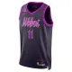 Nike Minnesota Timberwolves Naz Reid Trikot City Edition 25/26 Swingman Schwarz Für Herren