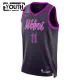 Nike Minnesota Timberwolves Naz Reid Trikot City Edition 25/26 Swingman Schwarz Für Kinder