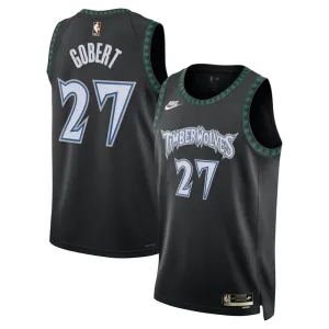 Nike Minnesota Timberwolves Rudy Gobert Trikot Classic Edition 25/26 Swingman Schwarz Für Herren