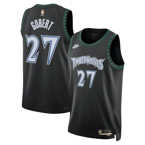 Nike Minnesota Timberwolves Rudy Gobert Trikot Classic Edition 25/26 Swingman Schwarz Für Herren