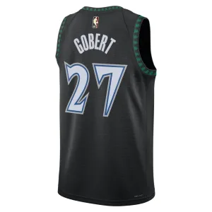 Nike Minnesota Timberwolves Rudy Gobert Trikot Classic Edition 25/26 Swingman Schwarz Für Herren
