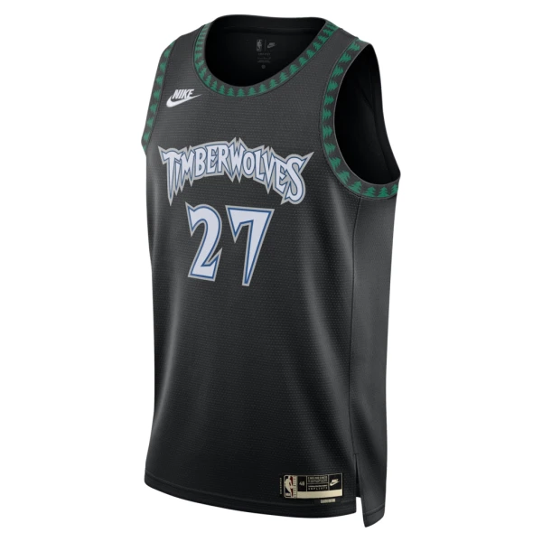 Nike Minnesota Timberwolves Rudy Gobert Trikot Classic Edition 25/26 Swingman Schwarz Für Herren