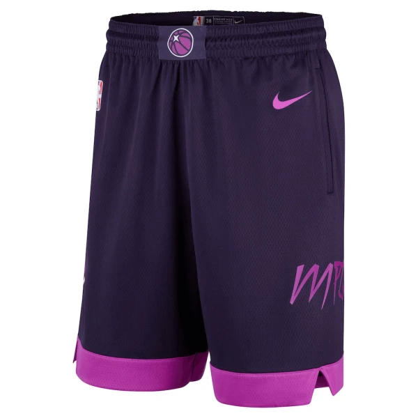 Nike Minnesota Timberwolves Shorts City Edition 25/26 Swingman Für Herren