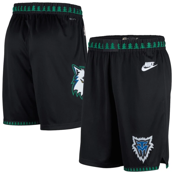 Nike Minnesota Timberwolves Shorts Classic Edition 25/26 Swingman Für Herren