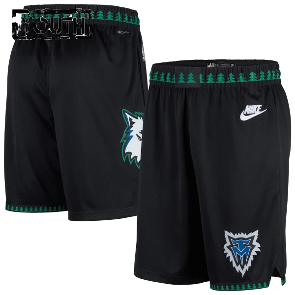 Nike Minnesota Timberwolves Shorts Classic Edition 25/26 Swingman Für Kinder Nike Minnesota Timberwolves Shorts Classic Edition 25/26 Swingman Für Kinder