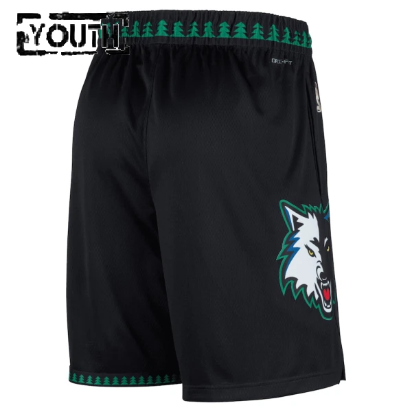 Nike Minnesota Timberwolves Shorts Classic Edition 25/26 Swingman Für Kinder