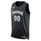 Nike Minnesota Timberwolves Trikot Personalisiert Classic Edition 25/26 Swingman Schwarz Für Herren