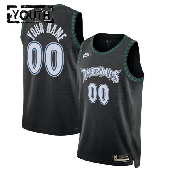 Nike Minnesota Timberwolves Trikot Personalisiert Classic Edition 25/26 Swingman Schwarz Für Kinder Nike Minnesota Timberwolves Trikot Personalisiert Classic Edition 25/26 Swingman Schwarz Für Kinder