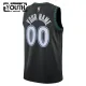 Nike Minnesota Timberwolves Trikot Personalisiert Classic Edition 25/26 Swingman Schwarz Für Kinder