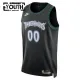 Nike Minnesota Timberwolves Trikot Personalisiert Classic Edition 25/26 Swingman Schwarz Für Kinder