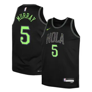 Nike New Orleans Pelicans Dejounte Murray Trikot City Edition 25/26 Swingman Schwarz Für Herren