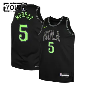 Nike New Orleans Pelicans Dejounte Murray Trikot City Edition 25/26 Swingman Schwarz Für Kinder