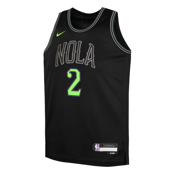 Nike New Orleans Pelicans Herbert Jones Trikot City Edition 25/26 Swingman Schwarz Für Herren