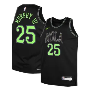 Nike New Orleans Pelicans Trey Murphy III Trikot City Edition 25/26 Swingman Schwarz Für Herren