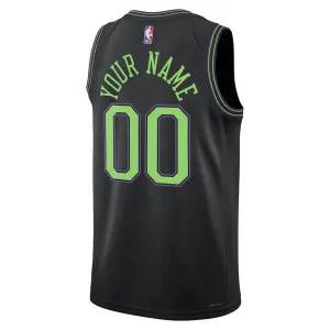 Nike New Orleans Pelicans Trikot Personalisiert City Edition 25/26 Swingman Schwarz Für Herren