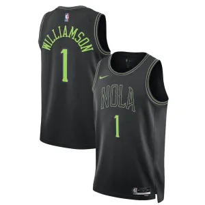 Nike New Orleans Pelicans Zion Williamson Trikot City Edition 25/26 Swingman Schwarz Für Herren