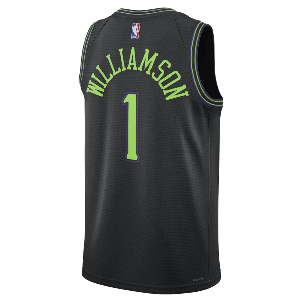 Nike New Orleans Pelicans Zion Williamson Trikot City Edition 25/26 Swingman Schwarz Für Herren