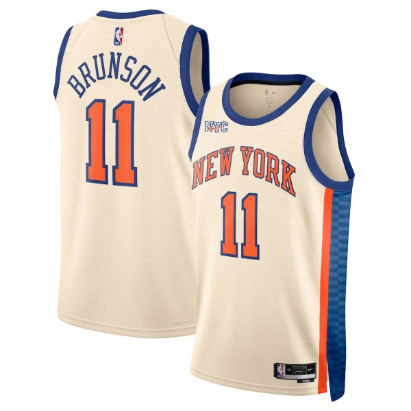 Nike New York Knicks Jalen Brunson Trikot City Edition 25/26 Swingman Weiß Für Herren Nike New York Knicks Jalen Brunson Trikot City Edition 25/26 Swingman Weiß Für Herren