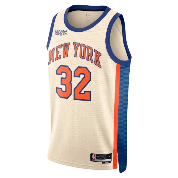 Nike New York Knicks Karl Anthony Towns Trikot City Edition 25/26 Swingman Weiß Für Herren