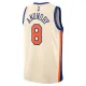 Nike New York Knicks Og Anunoby Trikot City Edition 25/26 Swingman Weiß Für Herren