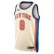 Nike New York Knicks Og Anunoby Trikot City Edition 25/26 Swingman Weiß Für Herren