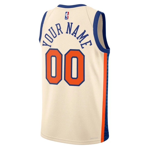 Nike New York Knicks Trikot Personalisiert City Edition 25/26 Swingman Weiß Für Herren