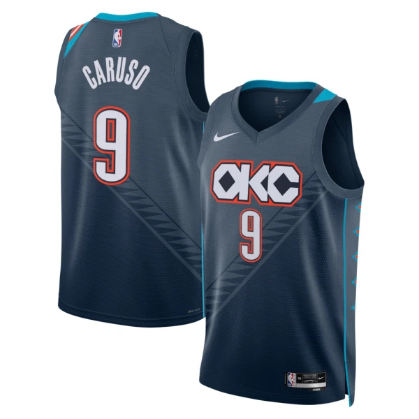 Nike Oklahoma City Thunder Alex Caruso Trikot City Edition 25/26 Swingman Schwarz Für Herren