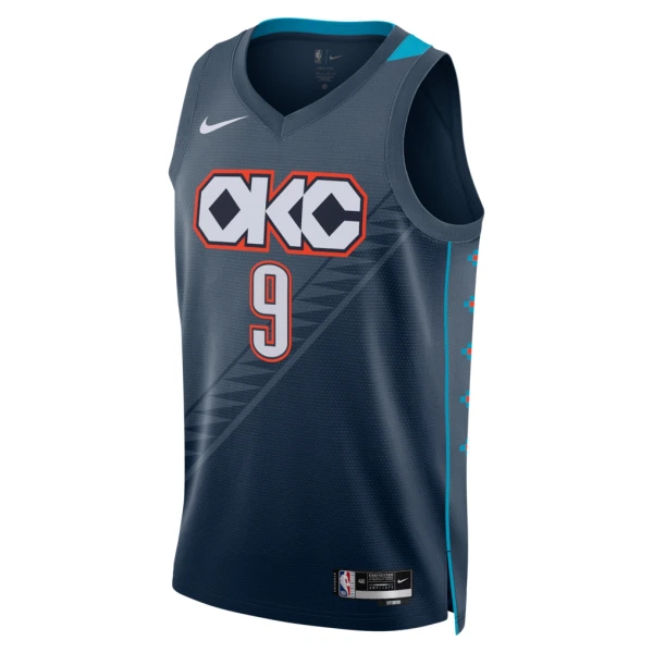 Nike Oklahoma City Thunder Alex Caruso Trikot City Edition 25/26 Swingman Schwarz Für Herren
