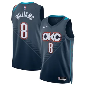 Nike Oklahoma City Thunder Jalen Williams Trikot City Edition 25/26 Swingman Schwarz Für Herren