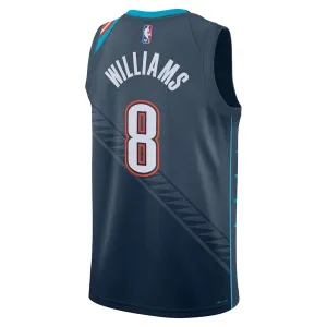 Nike Oklahoma City Thunder Jalen Williams Trikot City Edition 25/26 Swingman Schwarz Für Herren