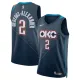Nike Oklahoma City Thunder Shai Gilgeous Alexander Trikot City Edition 25/26 Swingman Schwarz Für Herren